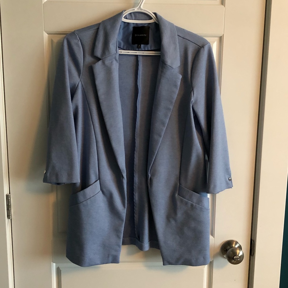Dynamite, Cotton, Blue Blazer